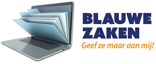 BlauweZaken Logo in de breedte